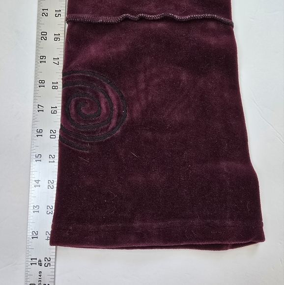 The Collection Royal Velour Zip-Up Hoodie With Wizard Style Hood Burgundy XL - Picture 10 of 10